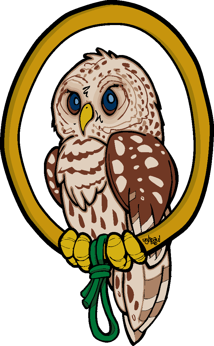 The Knot Owl with the Good Turn knot
